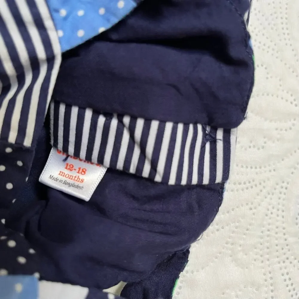 Gymboree Spring Prep Patchwork Dress Size 12-18 months